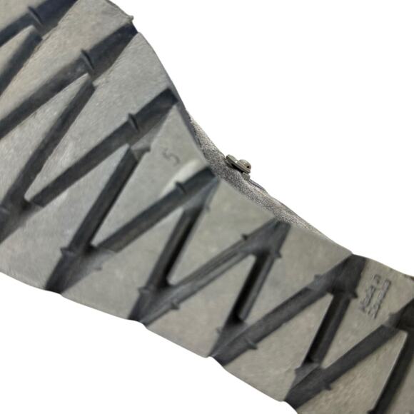 Gabor Womens Gray Suede Side Zip Wedge Ankle Boots Booties sz UK 5 / US 7.5 - Picture 14 of 15